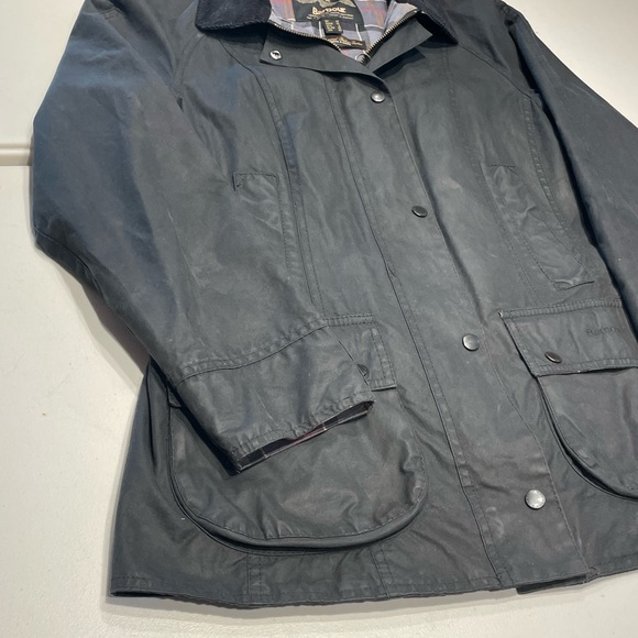 Barbour Beadnell Women’s size 6 waxed canvas Jacket - Picture 7 of 16